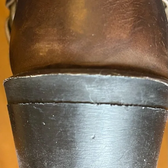 Frye Women’s Harness 12 R brown size 9 - Picture 5 of 16